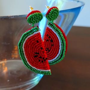 Beaded fashion earrings